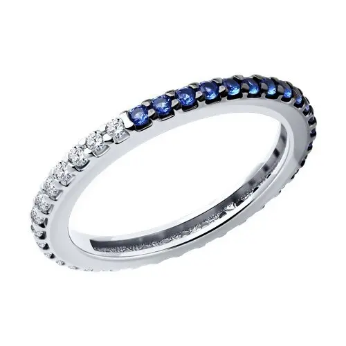 Кольцо декоративное из серебра