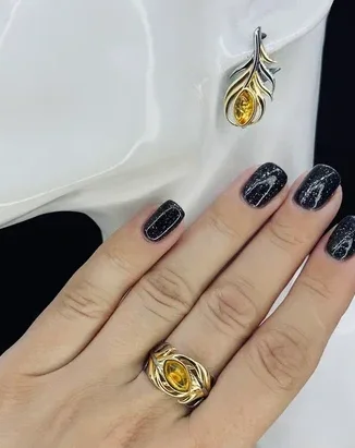 Кольцо декоративное из позолоты