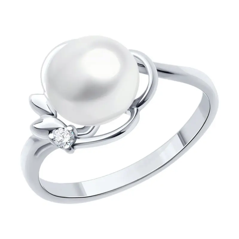 Кольцо декоративное из серебра