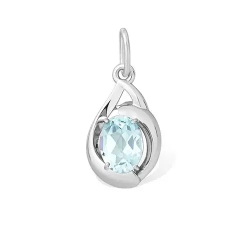 Подвеска декоративная из серебра