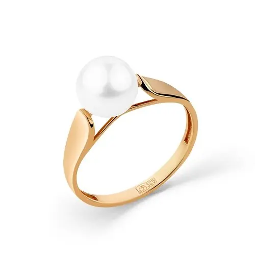 Кольцо декоративное из красного золота