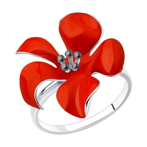 Кольцо декоративное из серебра