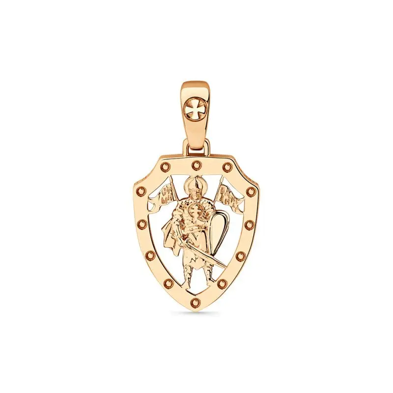 Подвеска икона из красного золота