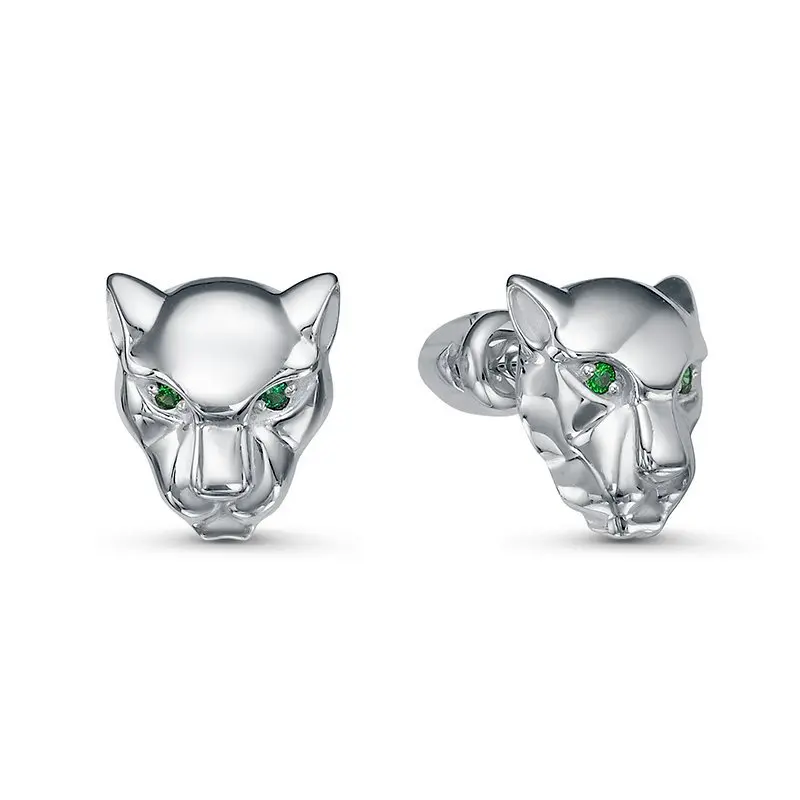 Серьги пуссеты из серебра