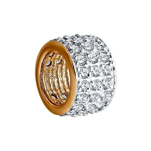 Подвеска бегунок из красного золота