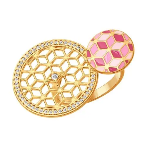 Кольцо декоративное из позолоты