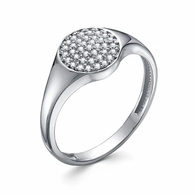 Кольцо декоративное из серебра