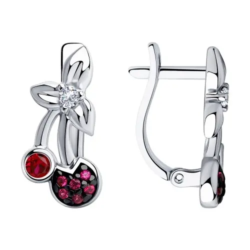 Серьги детские из серебра