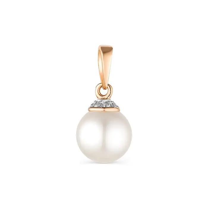 Подвеска декоративная из красного золота