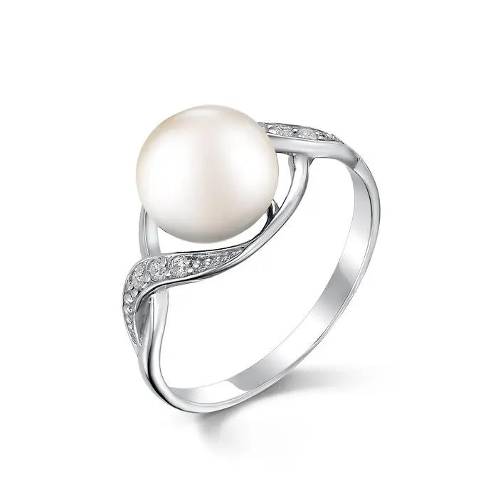 Кольцо декоративное из серебра