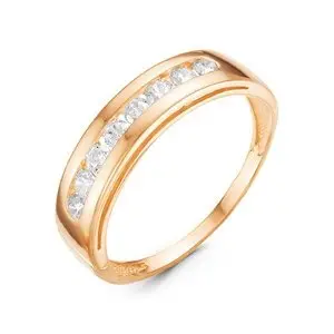 Кольцо декоративное из красного золота