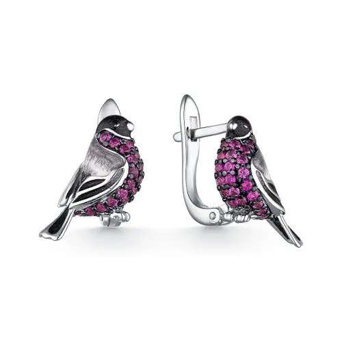 Серьги детские из серебра