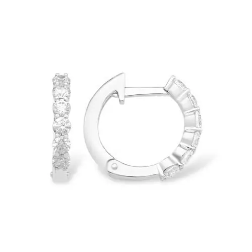 Серьги с английским замком из серебра