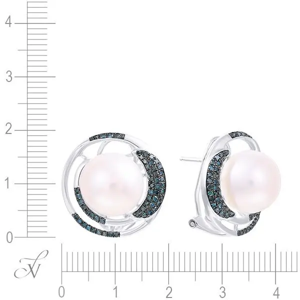 Серьги E25920C вид 2