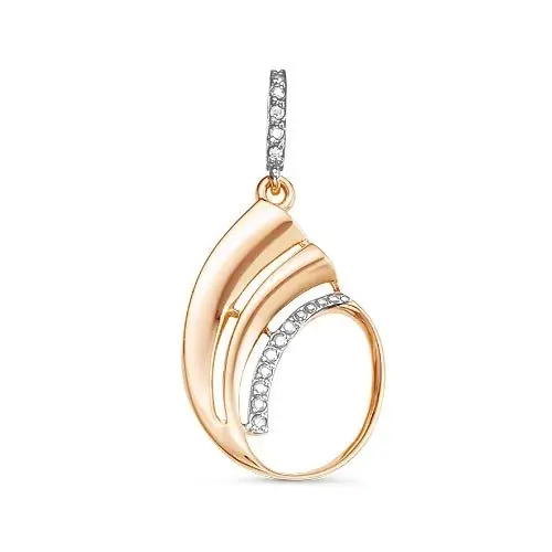 Подвеска декоративная из красного золота