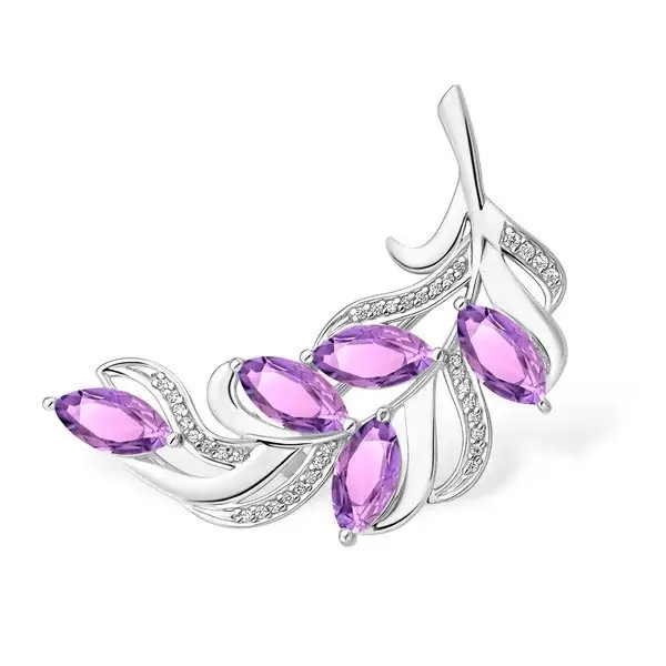 Брошь из серебра