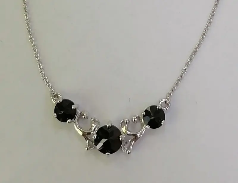 Цепь колье из серебра