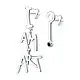Серьги подвесные из серебра