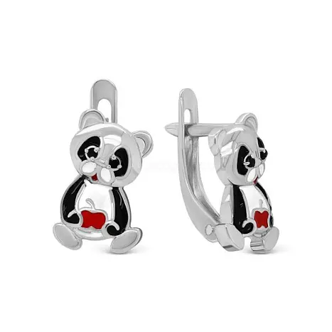 Серьги детские из серебра