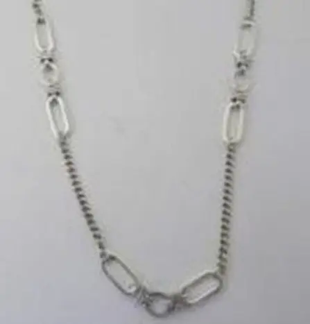 Цепь колье из серебра