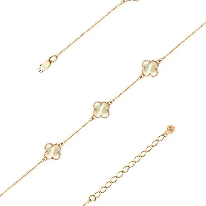 Браслет декоративный из красного золота