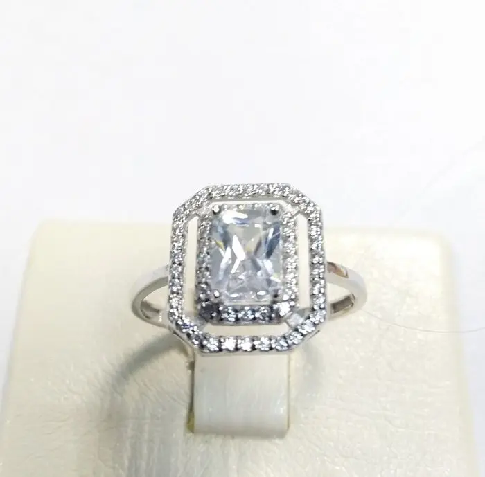 Кольцо декоративное из серебра