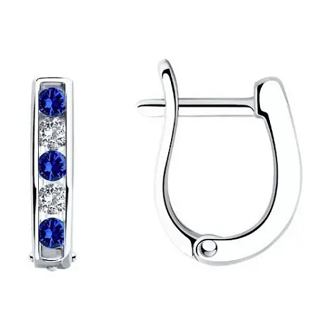 Серьги детские из серебра