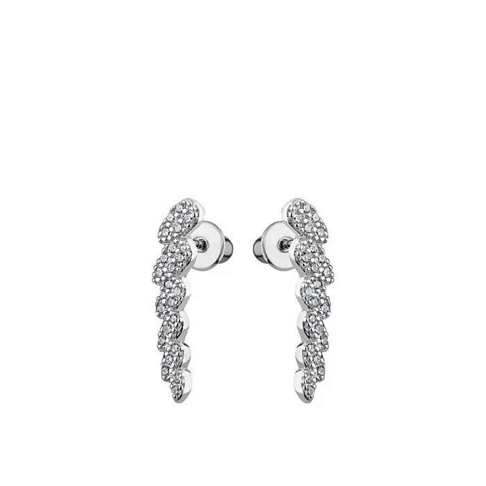 Серьги пуссеты из серебра