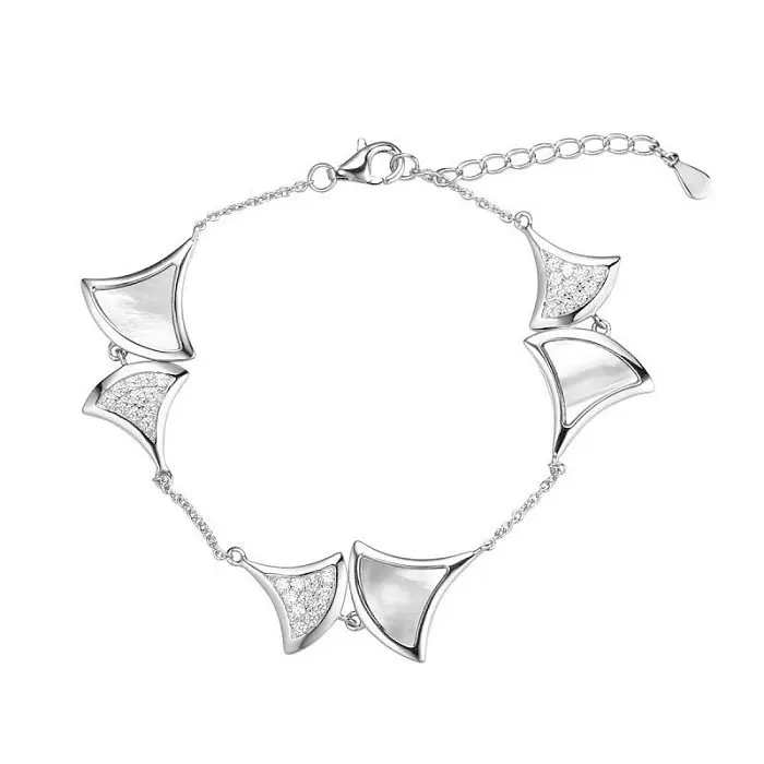 Браслет декоративный из серебра