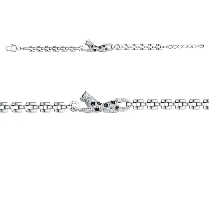 Браслет декоративный из серебра