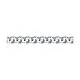 Браслет цепочный из серебра