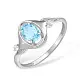 Кольцо декоративное из серебра
