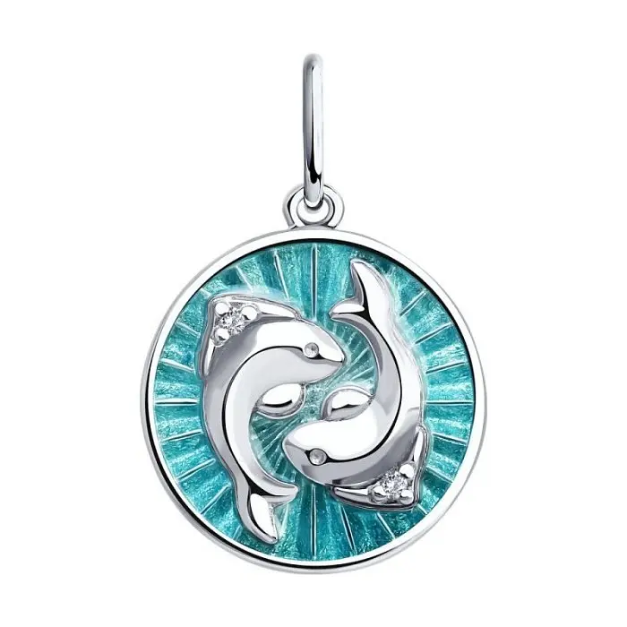 Подвеска знак зодиака из серебра