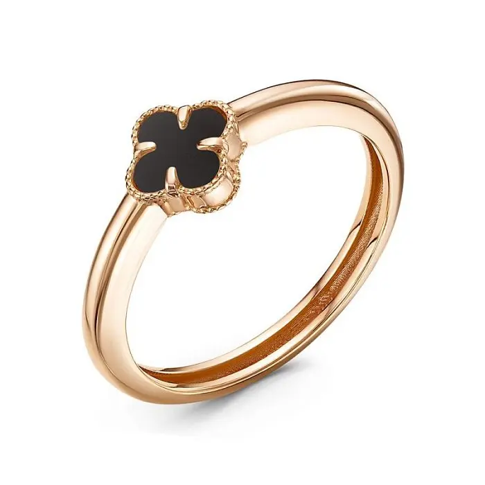 Кольцо декоративное из красного золота