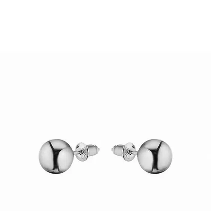 Серьги пуссеты из серебра