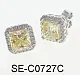 Серьги пуссеты из серебра