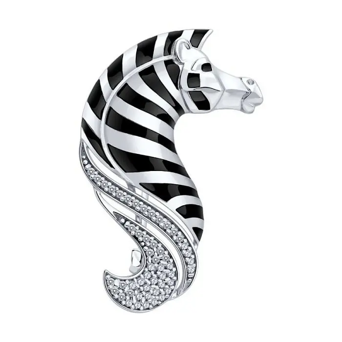 Брошь из серебра