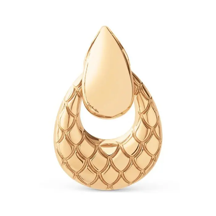 Подвеска декоративная из красного золота