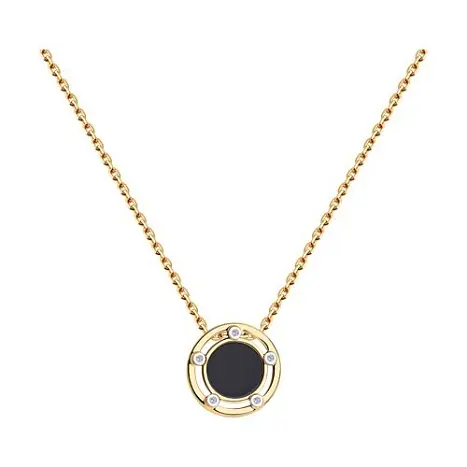 Цепь колье из позолоты
