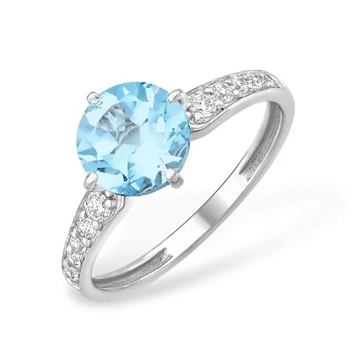 Кольцо декоративное из серебра