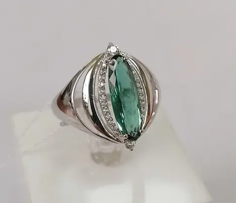 Кольцо декоративное из серебра