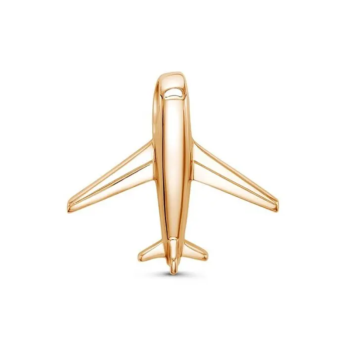 Подвеска декоративная из красного золота