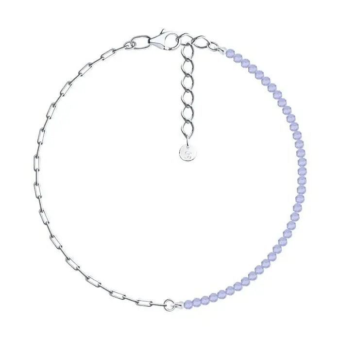 Браслет декоративный из серебра