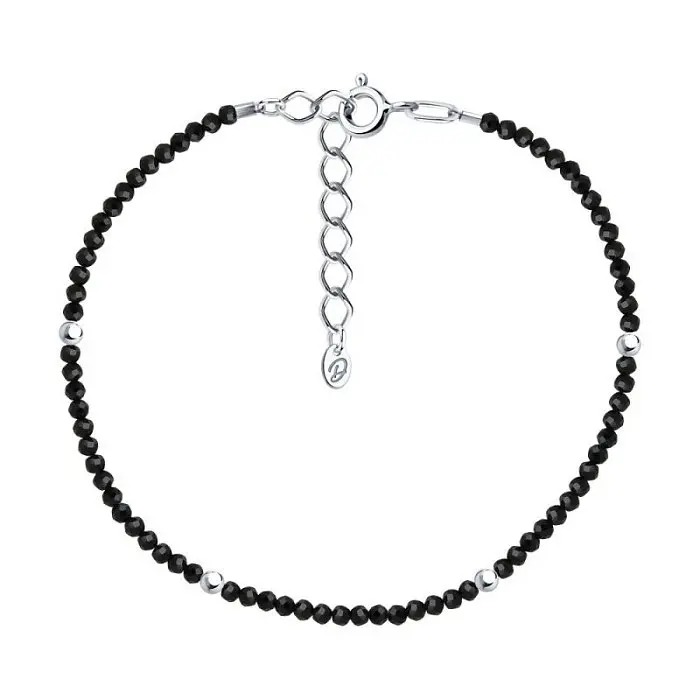 Браслет декоративный из серебра