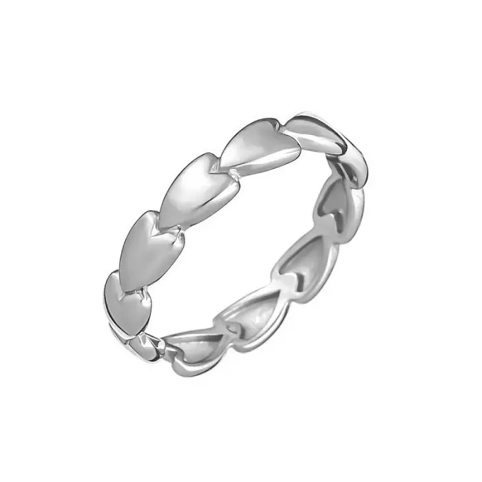 Кольцо декоративное из серебра