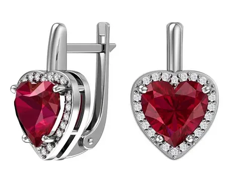 Серьги детские из серебра