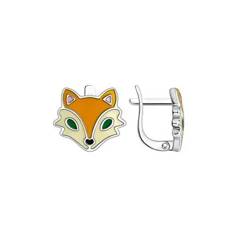 Серьги детские из серебра