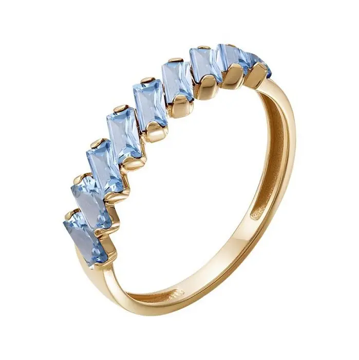 Кольцо декоративное из красного золота