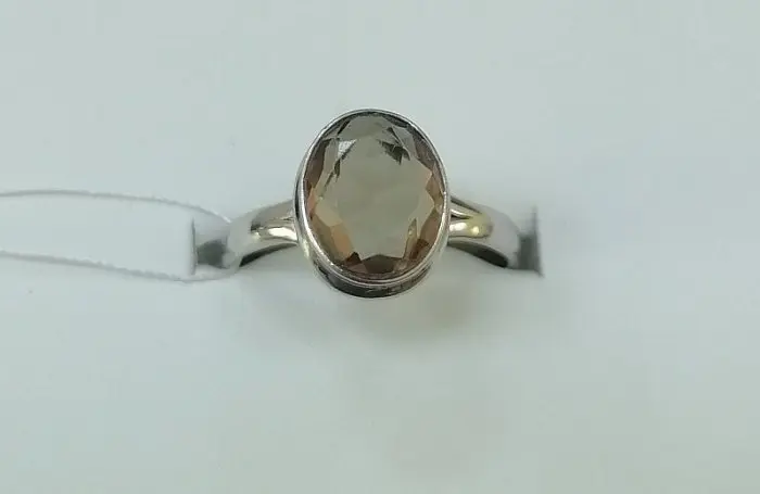 Кольцо декоративное из серебра