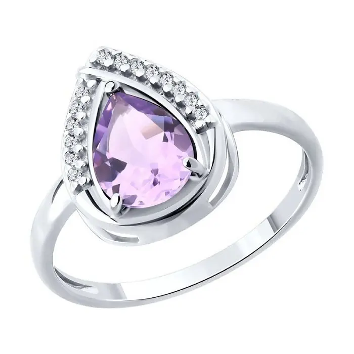 Кольцо декоративное из серебра